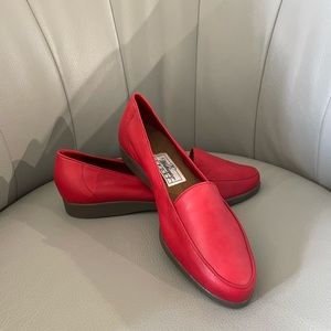 Worthington Sport Red Leather Loafer